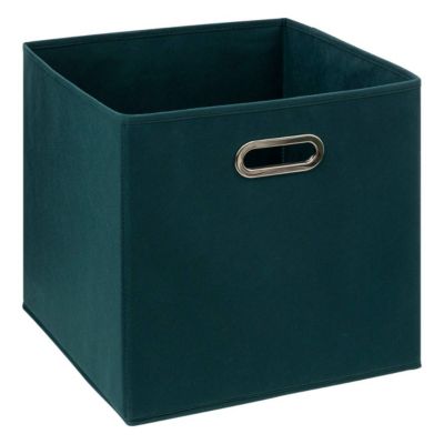Panier tissu 31x31 cm Bleu pétrole Mix N' Modul - 5Five