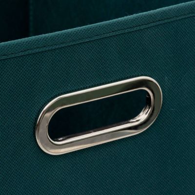 Panier tissu 31x31 cm Bleu pétrole Mix N' Modul - 5Five