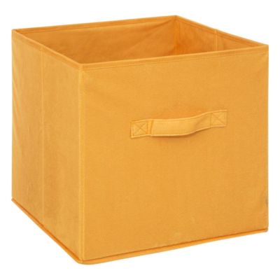 Panier velours 31x31 cm Jaune Mix N' Modul - 5Five