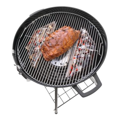 Lot De 2 Paniers à Charbon En Acier Inoxydable – Pour Barbecue Bouilloire (type Weber) – Cuisson Indirecte/directe, Facile à Nettoyer - 3