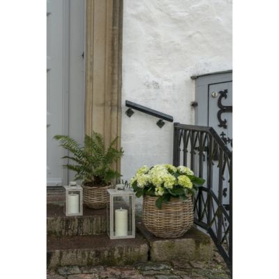 Paniers en rotin Kubu synthétique - Lot de 2 en couleur naturelle