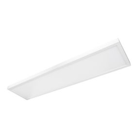 Panneau à LED connecté Myko blanc lumière blanche réglable 4600lm L.120 x l.30cm GoodHome Darely