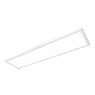 Panneau à LED connecté Myko blanc lumière blanche réglable 4600lm L.120 x l.30cm GoodHome Darely