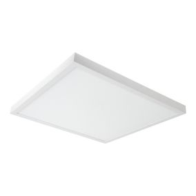 Panneau à LED connecté Myko blanc lumière blanche réglable 4600lm L.60 x l.60cm GoodHome Darely