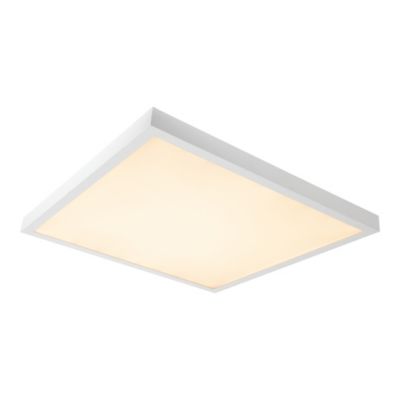 Panneau à LED connecté Myko blanc lumière blanche réglable 4600lm L.60 x l.60cm GoodHome Darely