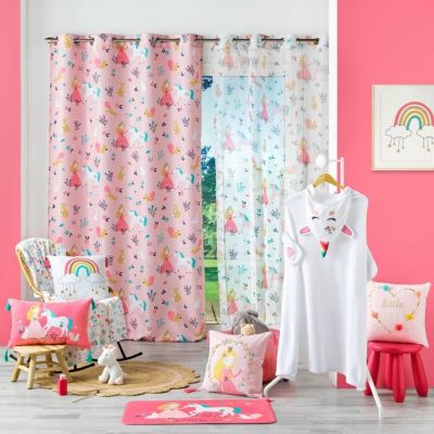 Panneau a oeillets 140 x 240 cm voile imprime transfert princesse ...