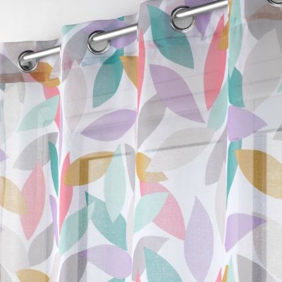 Panneau a oeillets 140 x 240 cm voile sable imprime fantasia Sans