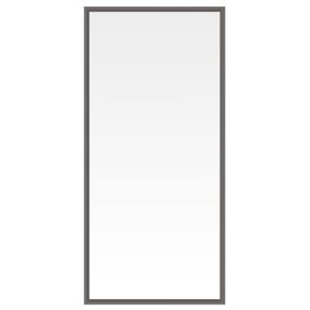 Panneau Acrylique Transparent Neva L.179 x H.88 cm avec cadre aluminium anthracite