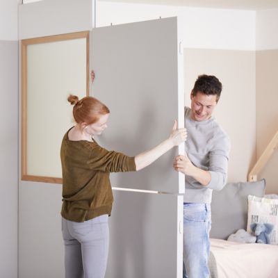 Panneau Alara blanc 100 x h.25 cm GoodHome