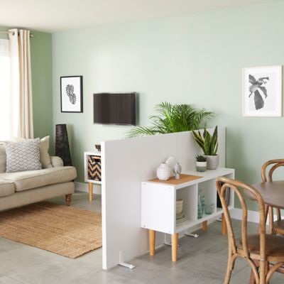 Panneau Alara blanc l.100 x h.100 cm GoodHome