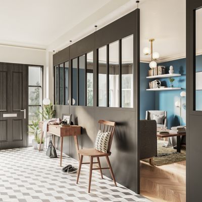 Panneau Alara noir 100 x h.100 cm GoodHome