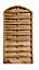 Panneau arc bois Blooma Arve marron 30 mm 90 x h.180 cm