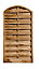 Panneau arc bois Blooma Arve marron 30 mm 90 x h.180 cm