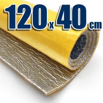 Panneau autocollant pour coffre de volet roulant (120 x 40 cm) - Isolant thermiquepour isoler chaud et froid. Placement facile