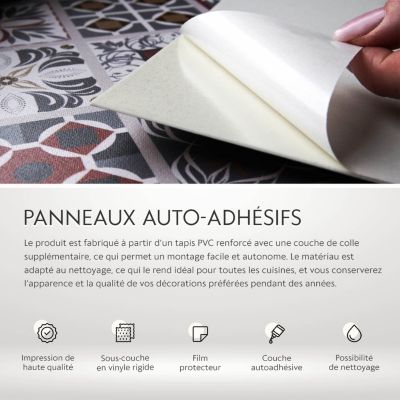 Panneau autocollant Tulup 100x50 cm Noix de coco de dessin animé 1 pcs