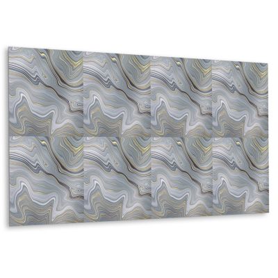 Panneau autocollant Tulup 100x50 cm Vagues de marbre 1 pcs