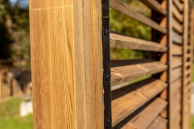 Panneau bois brise vue persienne 100 x h.200 cm