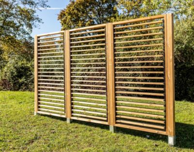 Panneau bois brise vue persienne 100 x h.200 cm