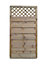Panneau bois Treilli marron 90 x h.180 cm