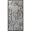 Panneau Branches Neva L.179 x H.88 cm aluminium anthracite