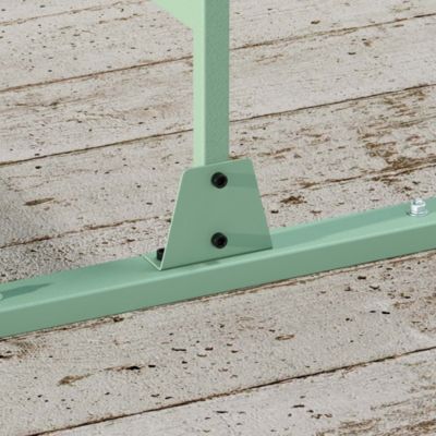 Panneau brise vue décoratif paravent extérieur motif végétal métal vert