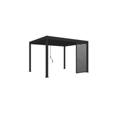 Panneau brise-vue ventelles horizontales 1,3M Ombréa - Anthracite