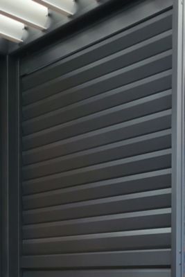 Panneau coulissant pour pergola Green Outside 3m noir vendu par 2