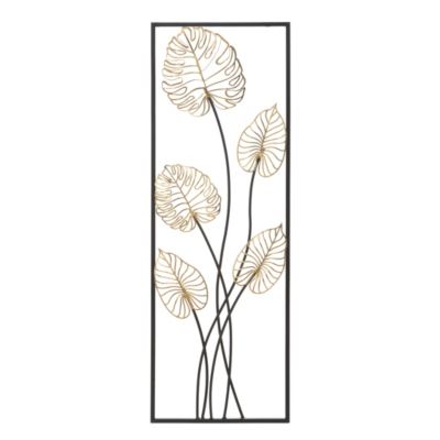Panneau décoratif 3d en métal multicolore cm 31x2,5x90