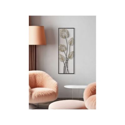 Panneau décoratif 3d en métal multicolore cm 31x2,5x90