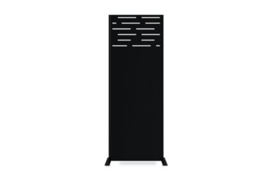 Panneau décoratif ARLBERG noir H.160cm motifs sur le haut