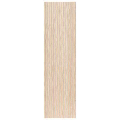Panneau décoratif mural Colva beige fond gris 240x60cm - Atmosphera Créateur d'intérieur