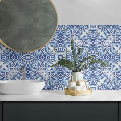 Panneau Décoratif Mural Wallfluent 120x60 cm Motif De Sol À Chevrons 1 pièce