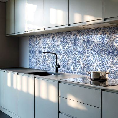 Panneau Décoratif Mural Wallfluent 120x60 cm Motif De Sol À Chevrons 1 pièce