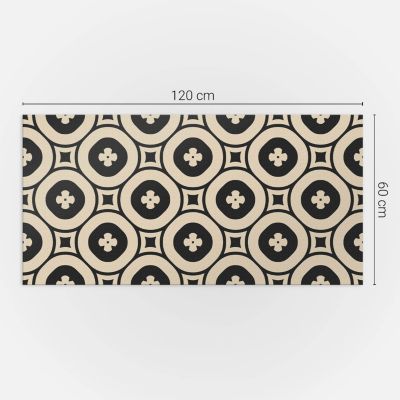 Panneau Décoratif Mural Wallfluent 120x60 cm Motif Terrazzo Abstrait 1 pièce