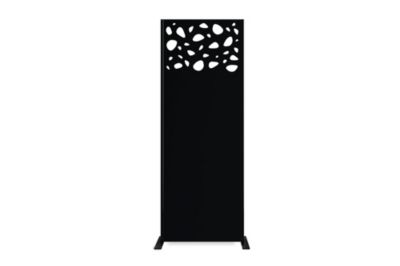 Panneau décoratif SUNNY noir H.160cm motifs sur le haut