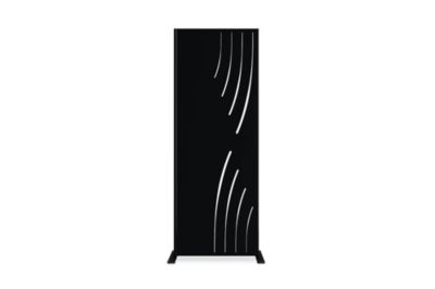 Panneau décoratif VELETA noir H.160cm motifs côté droit