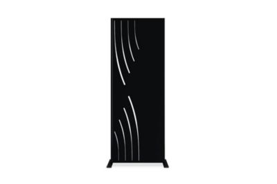 Panneau décoratif VELETA noir H.160cm motifs côté gauche