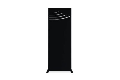 Panneau décoratif VELETA noir H.160cm motifs sur le haut