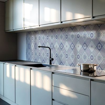 Panneau Décoratif Wallfluent 120x60 cm Motif Élégant Avec Ailerons 1 pièce