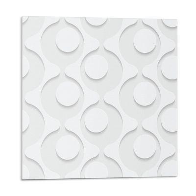 Panneau Décoratif Wallfluent 50x50 cm Motif Abstrait Avec Des Cercles 4 pièces