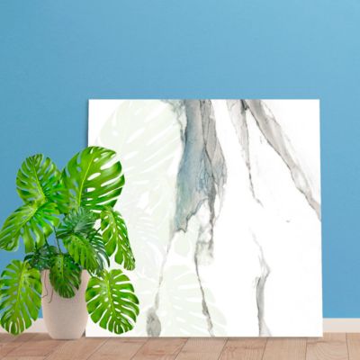 Panneau d'habillage pour bâti,support WC suspendu, 1200x1200x4 mm, finition Marbre Bleu, Calacatta Blue KOBERT,IN