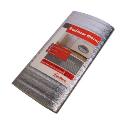 Panneau d'Isolation Réfléchissant pour Radiateur, 250 x 50 cm, Gris Aluminium
