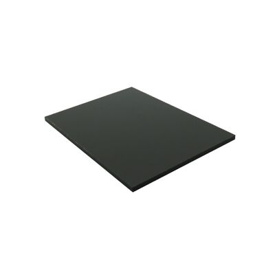Panneau de bardage stratifié HPL compact Gris anthracite, ep.6 mm, l.130 cm, L.61 cm