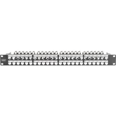Panneau de brassage 48 ports DN-91424 CAT6a 1U, format 19