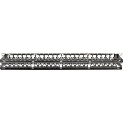 Panneau de brassage 48 ports DN-91424 CAT6a 1U, format 19