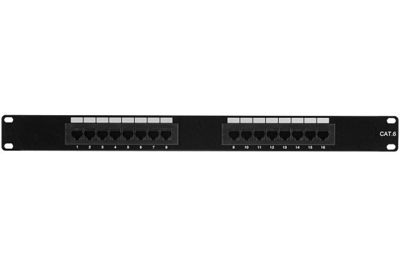 LogiLink Panneau de brassage 19' Cat.6A, 16 ports, 1 U - Achat/Vente