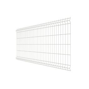 Panneau de clôture grillagé Arista blanc 100 x 200 cm