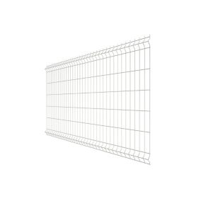 Panneau de clôture grillagé Arista blanc 123 x 200 cm