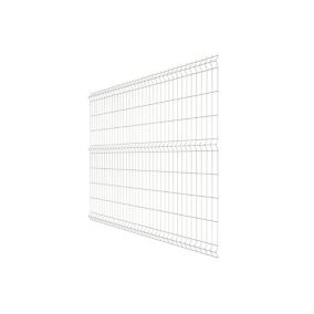 Panneau de clôture grillagé Arista blanc 173 x 200 cm