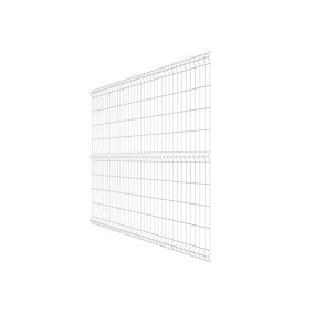 Panneau de clôture grillagé Arista blanc 190 x 200 cm